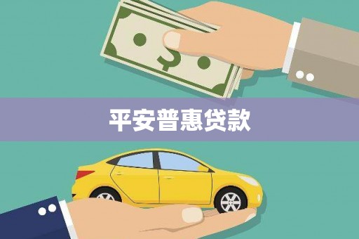 巧家平安普惠贷款