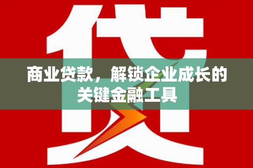 巧家商业贷款，解锁企业成长的关键金融工具