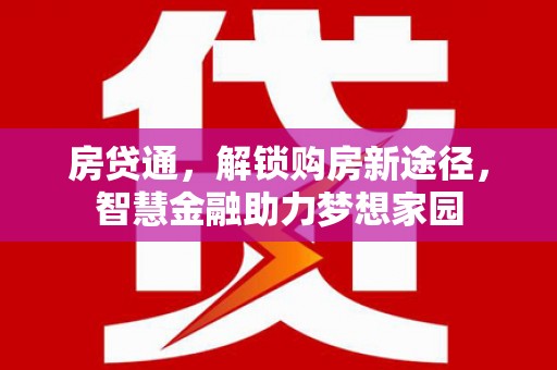 巧家房贷通，解锁购房新途径，智慧金融助力梦想家园