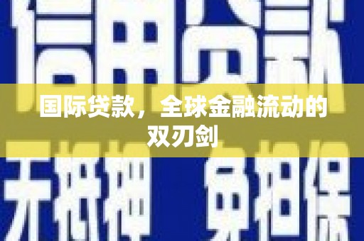 巧家国际贷款，全球金融流动的双刃剑