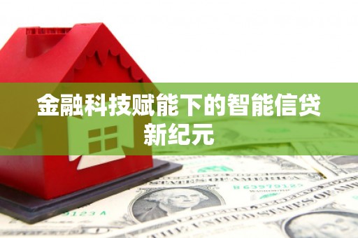 巧家金融科技赋能下的智能信贷新纪元