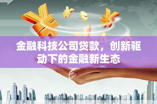 巧家金融科技公司贷款，创新驱动下的金融新生态