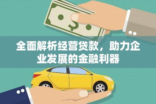 巧家全面解析经营贷款，助力企业发展的金融利器