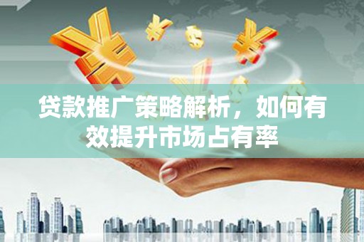 巧家贷款推广策略解析，如何有效提升市场占有率