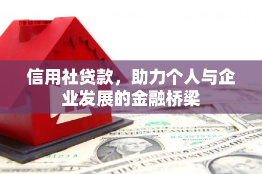 巧家信用社贷款，助力个人与企业发展的金融桥梁