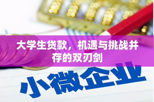 巧家大学生贷款，机遇与挑战并存的双刃剑
