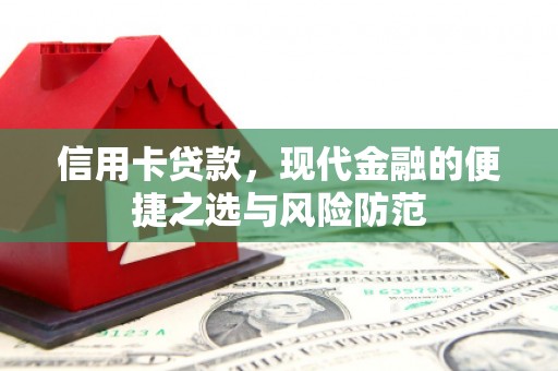 巧家信用卡贷款，现代金融的便捷之选与风险防范