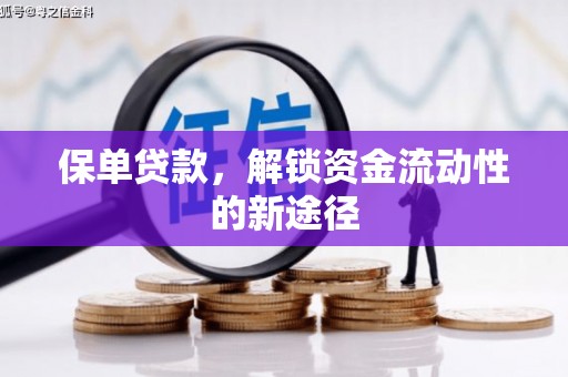 巧家保单贷款，解锁资金流动性的新途径