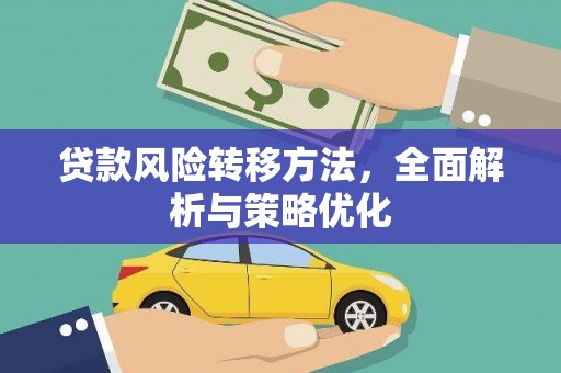 巧家贷款风险转移方法，全面解析与策略优化