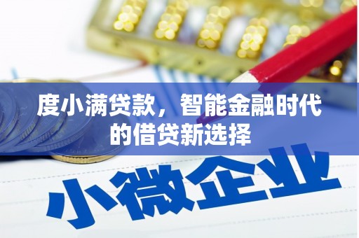巧家度小满贷款，智能金融时代的借贷新选择