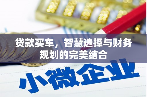 巧家贷款买车，智慧选择与财务规划的完美结合
