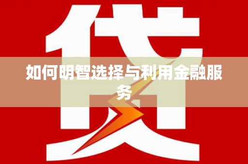 巧家如何明智选择与利用金融服务