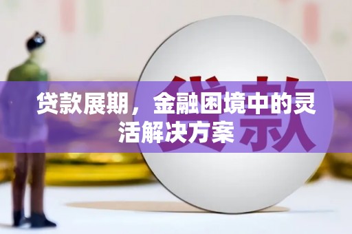 巧家贷款展期，金融困境中的灵活解决方案