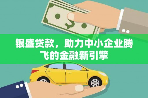 巧家银盛贷款，助力中小企业腾飞的金融新引擎