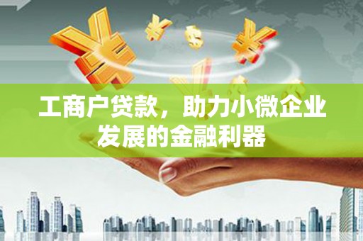巧家工商户贷款，助力小微企业发展的金融利器