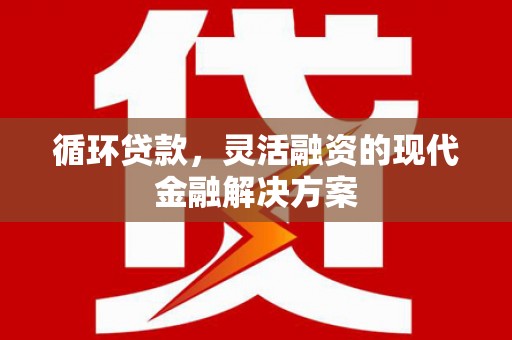 巧家循环贷款，灵活融资的现代金融解决方案