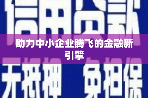 巧家助力中小企业腾飞的金融新引擎