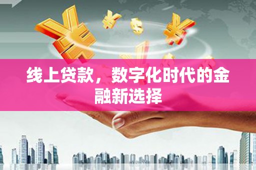 巧家线上贷款，数字化时代的金融新选择