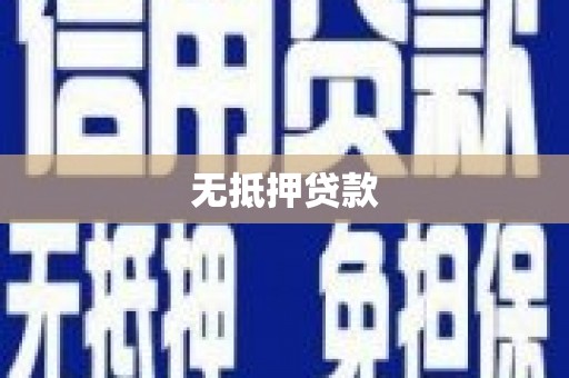 巧家无抵押贷款