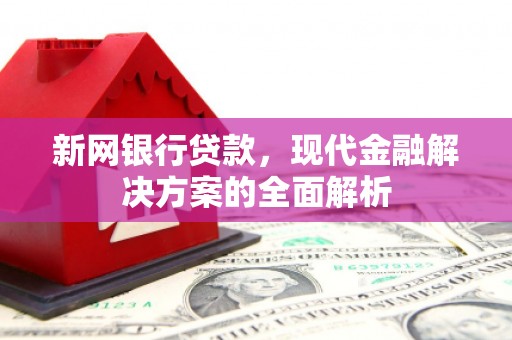 巧家新网银行贷款，现代金融解决方案的全面解析