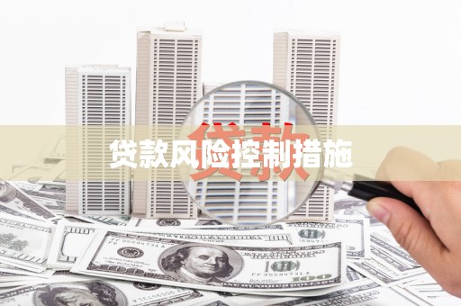 巧家贷款风险控制措施