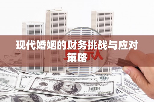巧家现代婚姻的财务挑战与应对策略