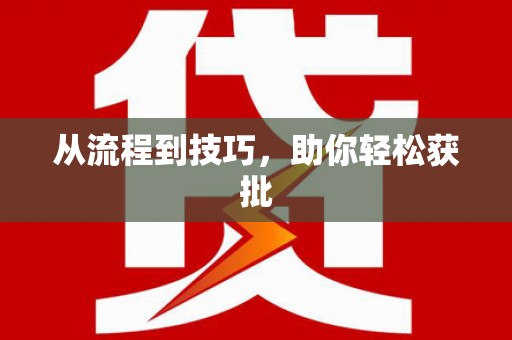巧家从流程到技巧，助你轻松获批