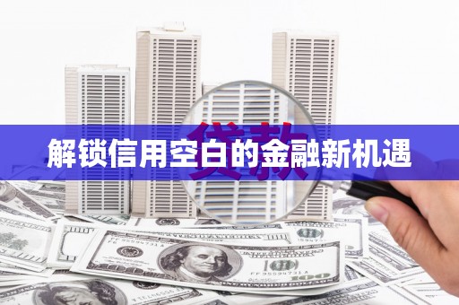 巧家解锁信用空白的金融新机遇