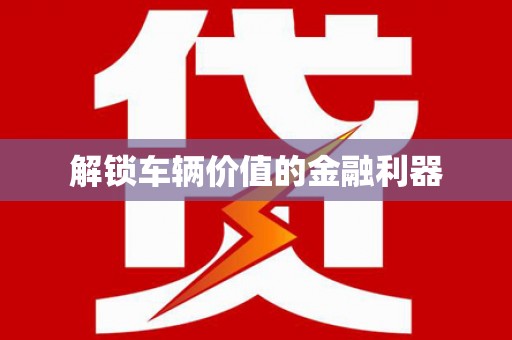 巧家解锁车辆价值的金融利器