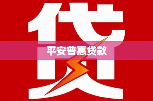 巧家平安普惠贷款