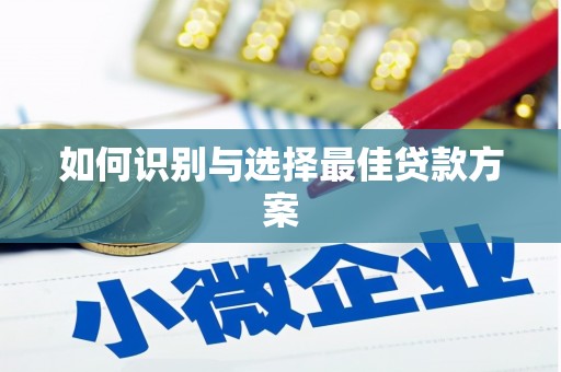 巧家如何识别与选择最佳贷款方案