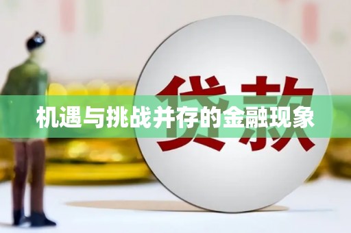 巧家机遇与挑战并存的金融现象