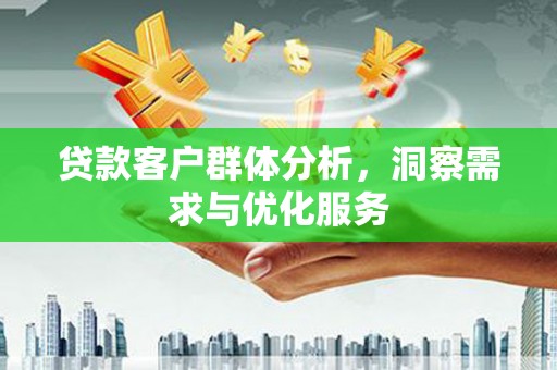巧家贷款客户群体分析，洞察需求与优化服务